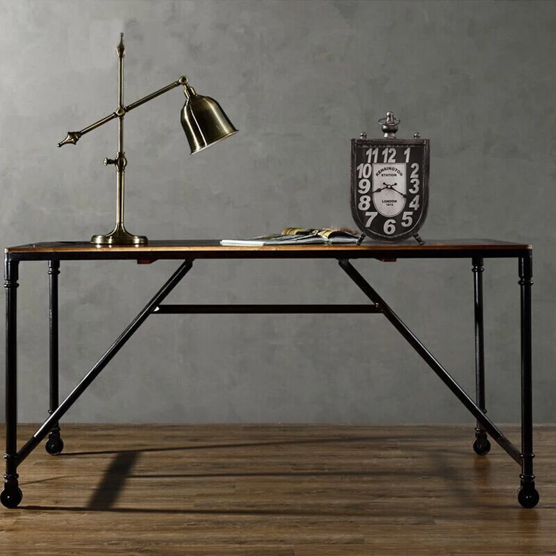 Металлические настольные винтажные часы ручной работы в американском стиле