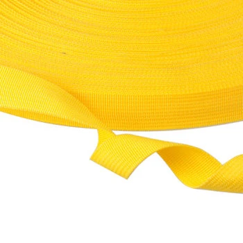 yellow 2 см шириной 10,94 ярдов(10 м)/лот чистый цвет утолщение PP лямки для сумки багажа сумки, плетеный ремень, рюкзак ремень - Цвет: yellow