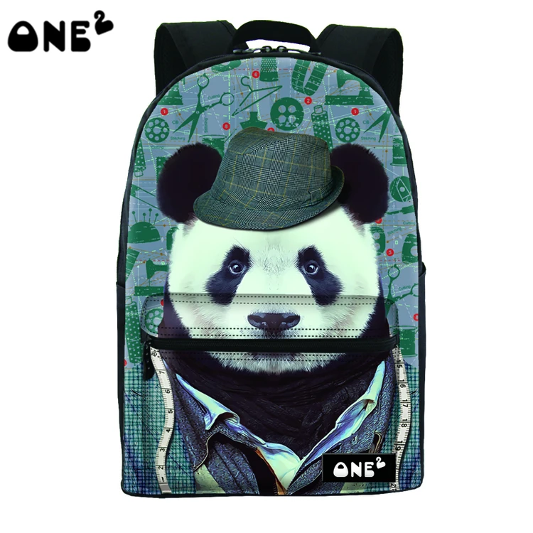 2016 ONE2 дизайн милая собака рисунок печать низкая стоимость рюкзак нейлон мешок