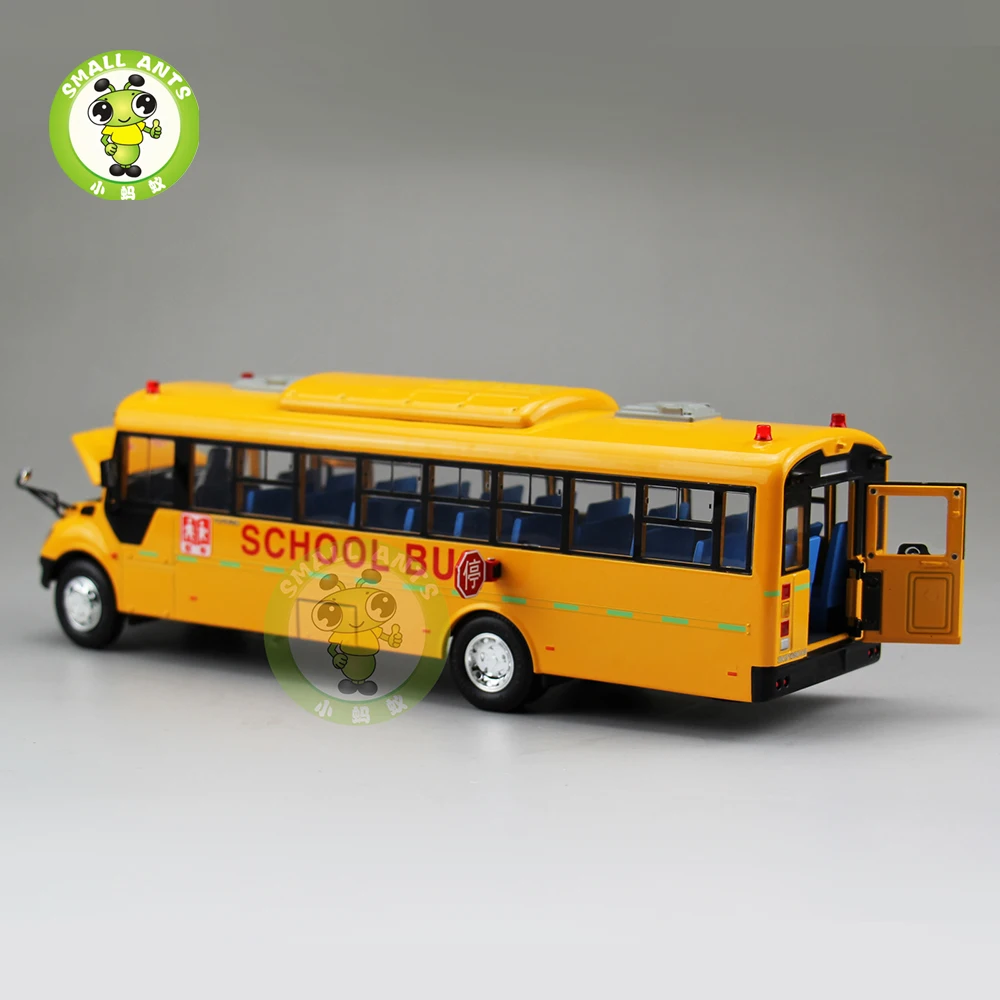 1/42 школьный автобус в американском стиле, Китай, YuTong ZK6109DX, Литые металлические модели автобусов, игрушки, подарки от AliExpress RU&CIS NEW