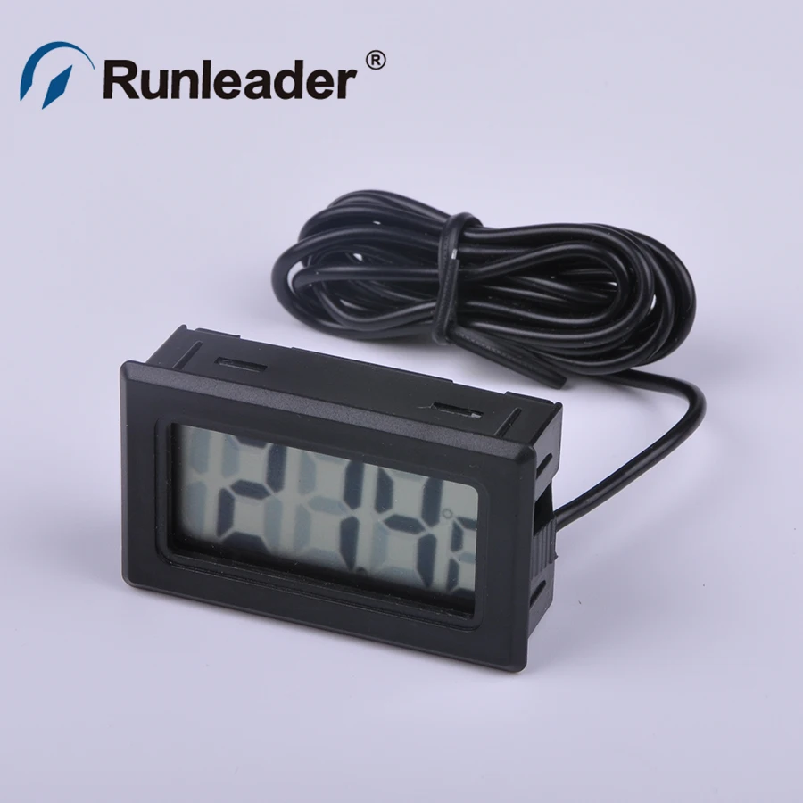 Runleader TM102 светодиодный дисплей цифровой измеритель температуры Калибр термометр-50 до 110 градусов Цельсия для мотоцикла горячая распродажа