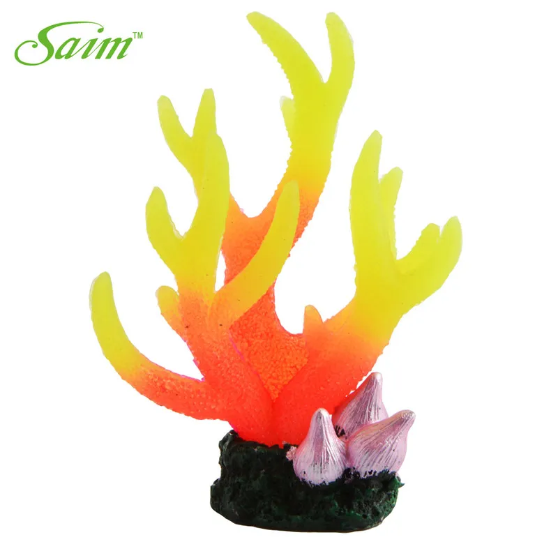 5 7 &quotаквариумный коралл украшение для аквариума пластиковые мягкие кораллы