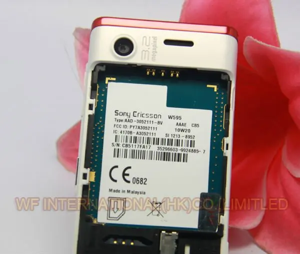 Разблокированный sony Ericsson W595 мобильный телефон 3.15MP Bluetooth мобильный телефон и SG post
