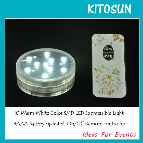 7 см Диаметр 10 шт белый/теплый белый/RGB SMD светодиодный водонепроницаемый чашка для светодиода свет базы кальяна, кальян освещения с дистанционным