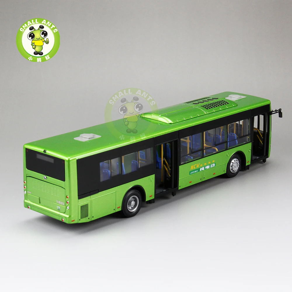 1/42 масштабная модель автобуса Китай YuTong E12 Электрический городской автобус литой под давлением металлическая модель автомобиля автобус игрушки подарки