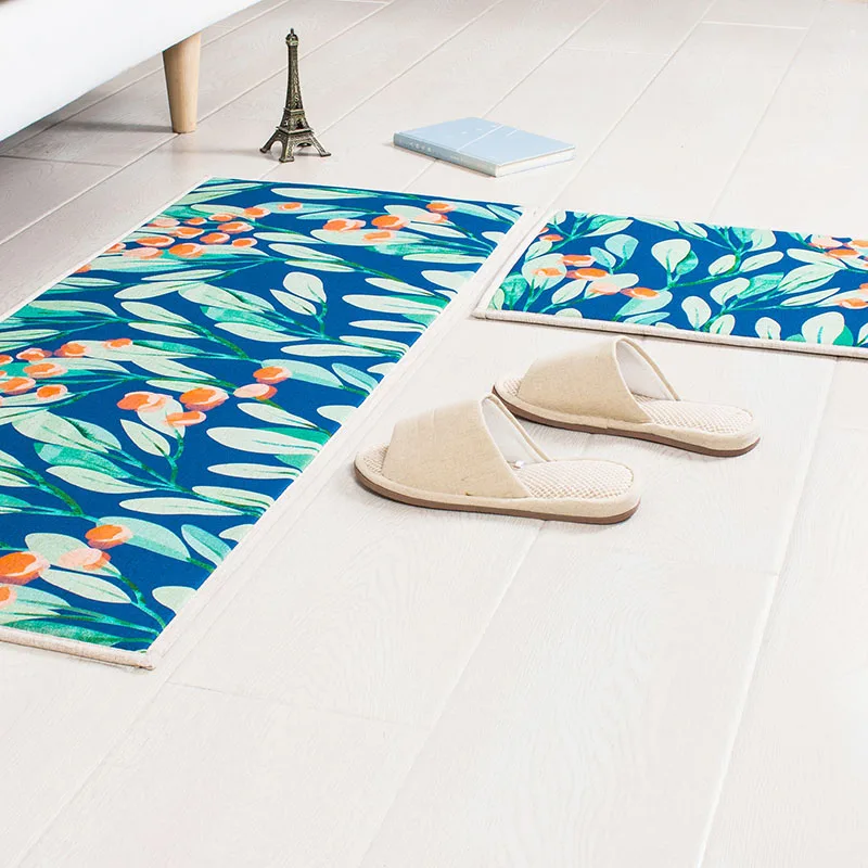 Оптовая продажа творческие садовые цветы и простой двери Коврики абсорбент S