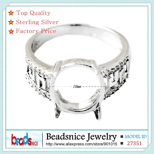 Beadsince ID27351 хорошее Ювелирное кольцо серебро 925 высокое качество полумонтажное кольцо для свадебного кольца дизайн