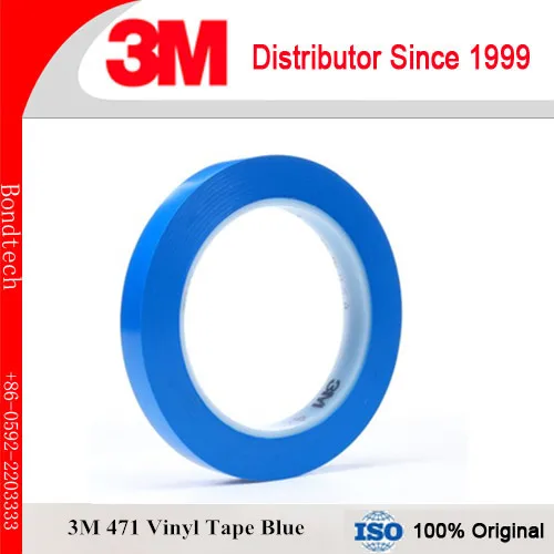 

3M 471 Vinyl Fine LineTape, Blue, 50mmX33M, 2rolls/ pack
