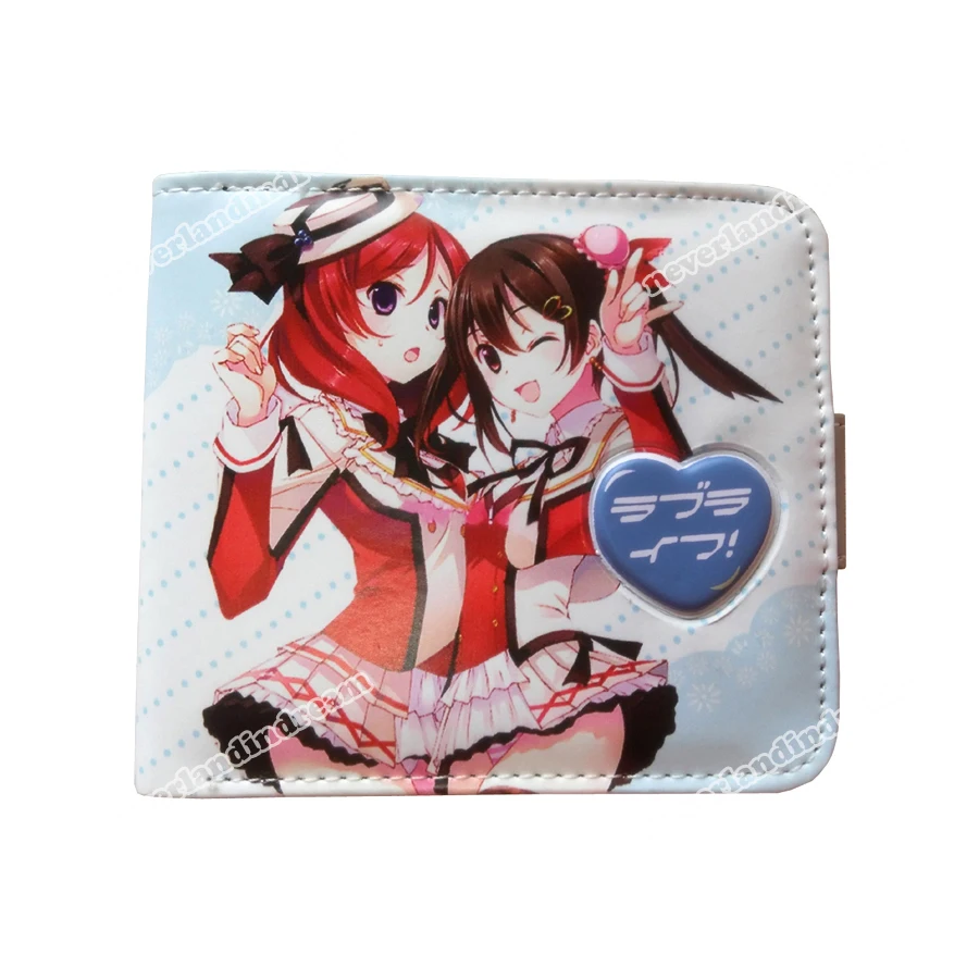 LoveLive PU короткий кошелек W Kousaka Honoka Minami kotory Sonoda Umi Ayase Eli|wallet girl|wallet stainlesswallet collection |