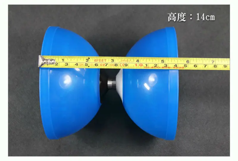 Diabolo 10 цветов один отличный подшипник Kongzhu 128 мм(D) 140 мм(H) 240 г комплект упаковки Diabolo/палочки/струны/мешок