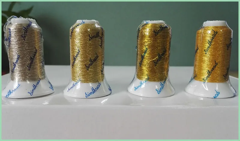 Бесплатная доставка Горячая продажа металлизированная нить для вышивки 4