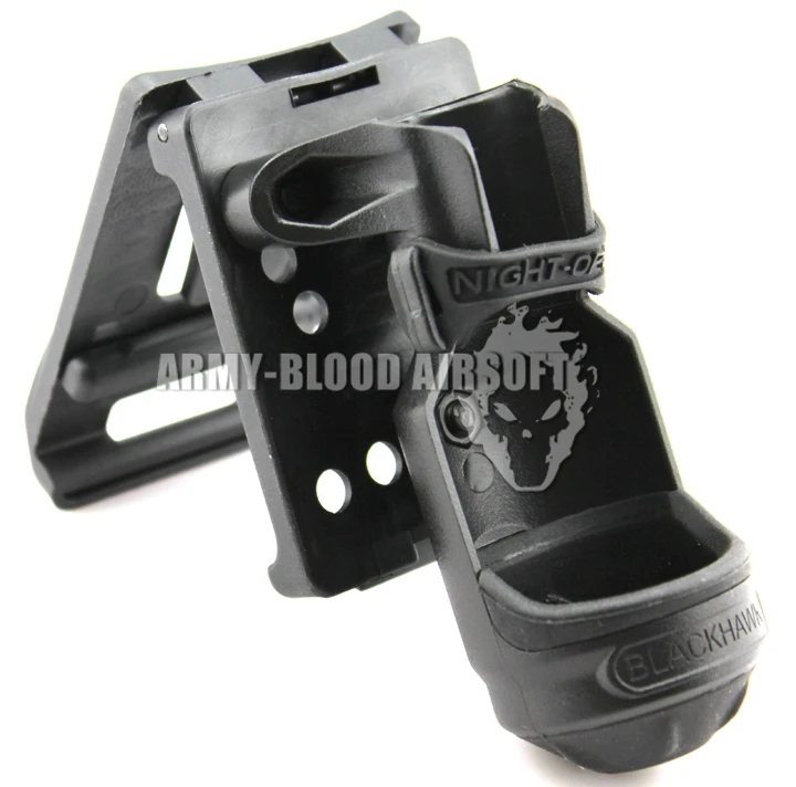 Ночной Ops holsterbacks фонарик Тактический кобура(BK DE