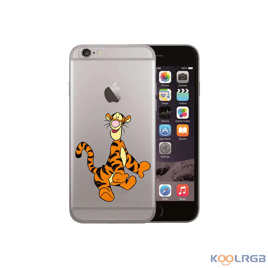 Koolrgb довольно шаблон печати винни пух case тпу телефон printed привлекательный для iphone