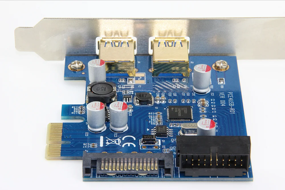 Плата расширения с 2 портами usb 3 0 pci-e PCI E адаптер дополнительные карты