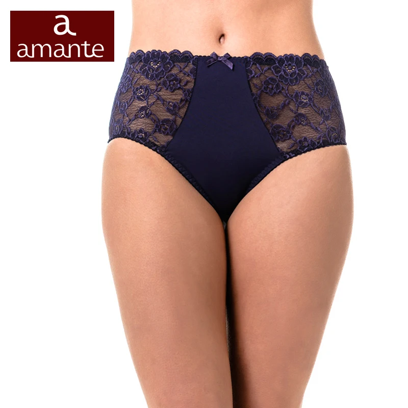 Трусы с высокой талией AMANTE|plus size panties|size pantiesbriefs high waist |