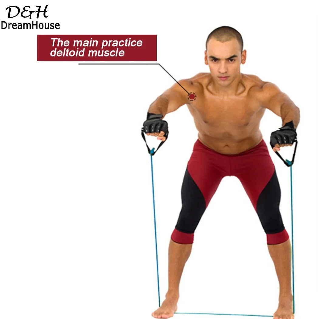 Новинка 10 шт. набор резинки для сопротивления эластичные упражнения резиновая