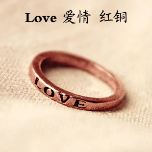 1 шт. новинка модное винтажное кольцо с буквенным принтом для влюбленных пар Anillos