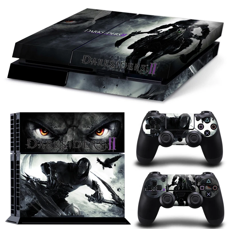 Darksiders виниловая игровая Защитная Наклейка для sony PS4 playstation 4+ 2 контроллера skins PS4 стикер s