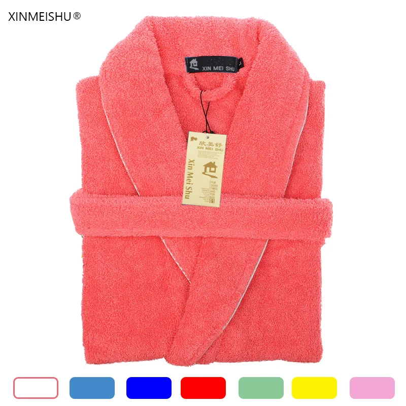 Махровые банные халаты из 100% хлопка для взрослых хлопковые любителей