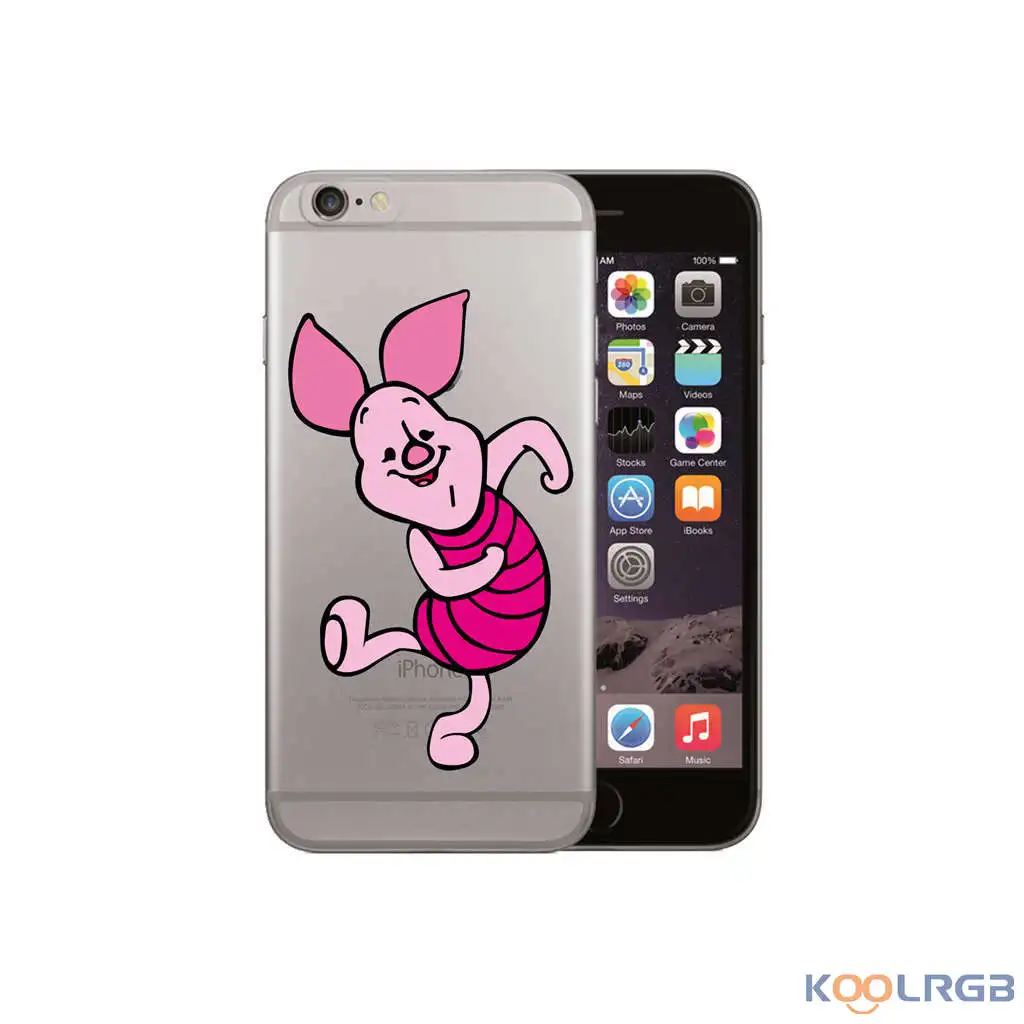 Koolrgb довольно шаблон печати винни пух case тпу телефон printed привлекательный для iphone