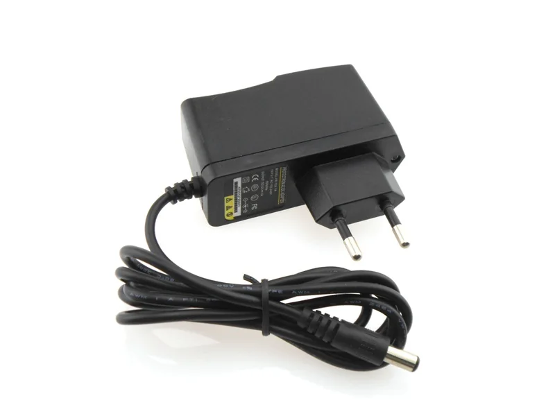 1 ШТ. 12V1A AC 100 В-240 В Конвертер Адаптер 12 в ПОСТОЯННОГО ТОКА 1A 1000mA Питания ЕС Plug 5.5 мм х