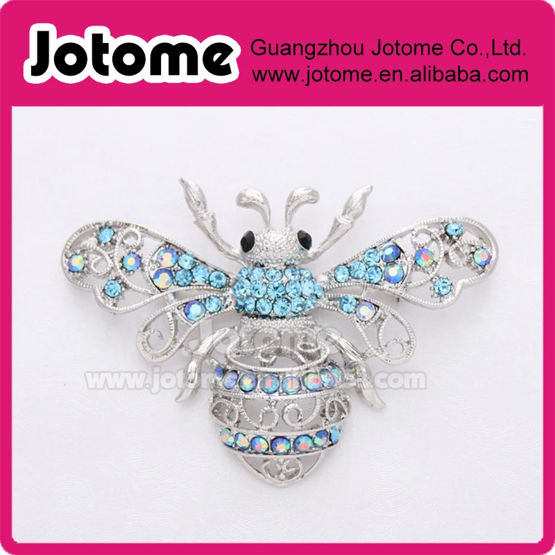 Аква синяя Шмель пчела брошь свадебный букет синие броши на пояс для свадебного