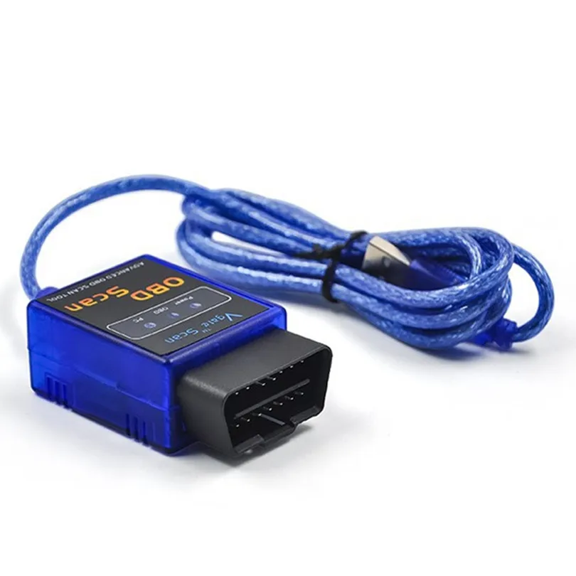 Автомобильный мини сканер ELM327 с usb кабелем интерфейс OBD2 10 шт./лот|Диагностические