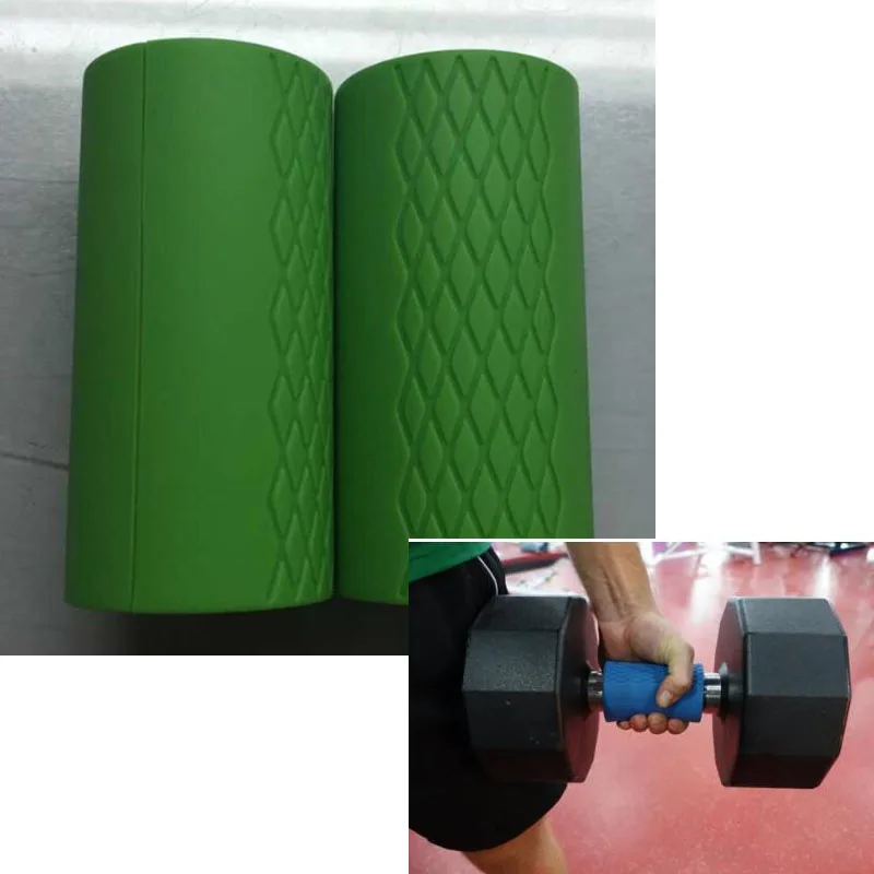 Горячий маленький размер сцепление толстый бар мышцы строитель зеленый|grip bar|builder