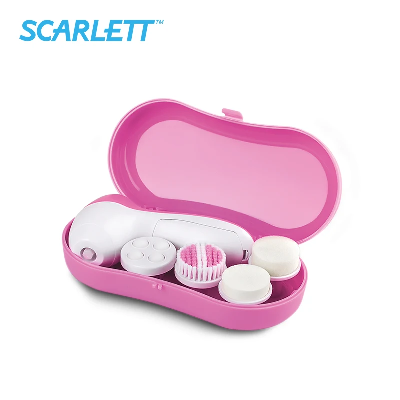 Прибор по уходу за кожей лица Scarlett SC CA301F02 (фиолетовый)|massager facial|electric facemassage massages |