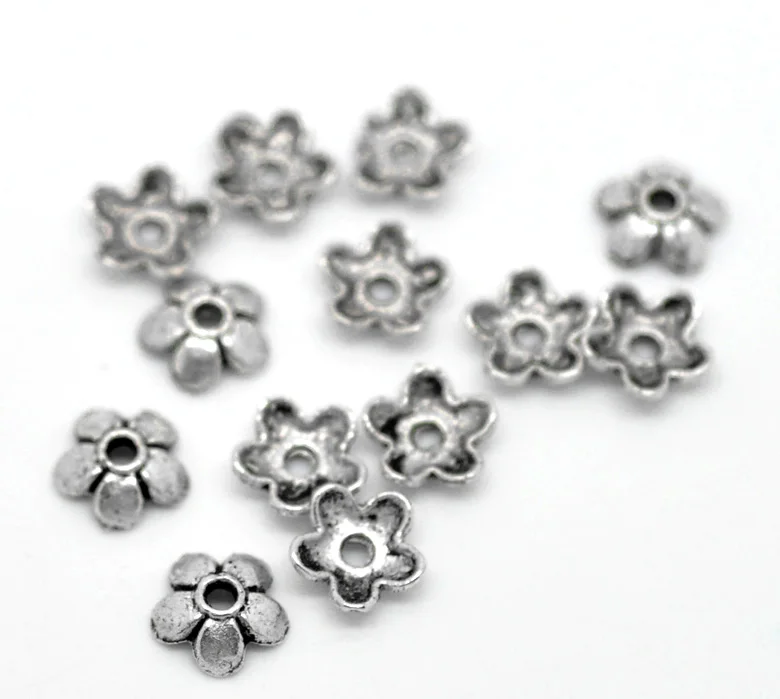 Лидер продаж 2x300 серебристого цвета с цветочным узором застежки в форме цветка