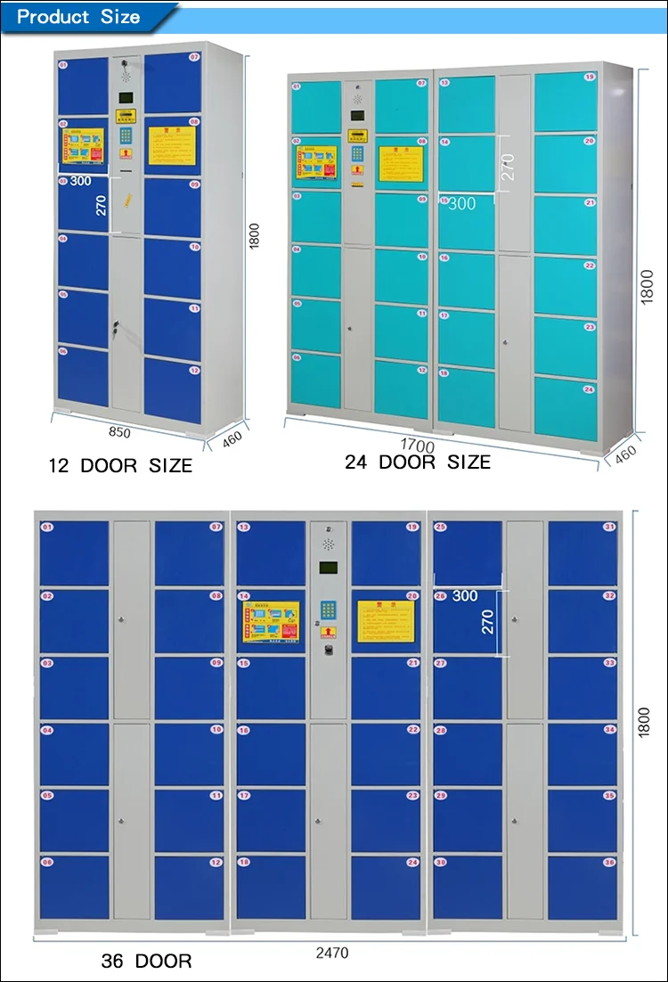 Плавательный центр посылки электронный шкафчик ID ic card operated шкафчик Распознавание отпечатков пальцев лица штрих-код отсканирование сейфы шкафы
