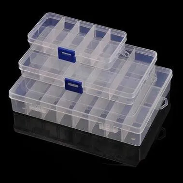 Новый практичный регулируемый пластиковый ящик для хранения с отсеком чехол