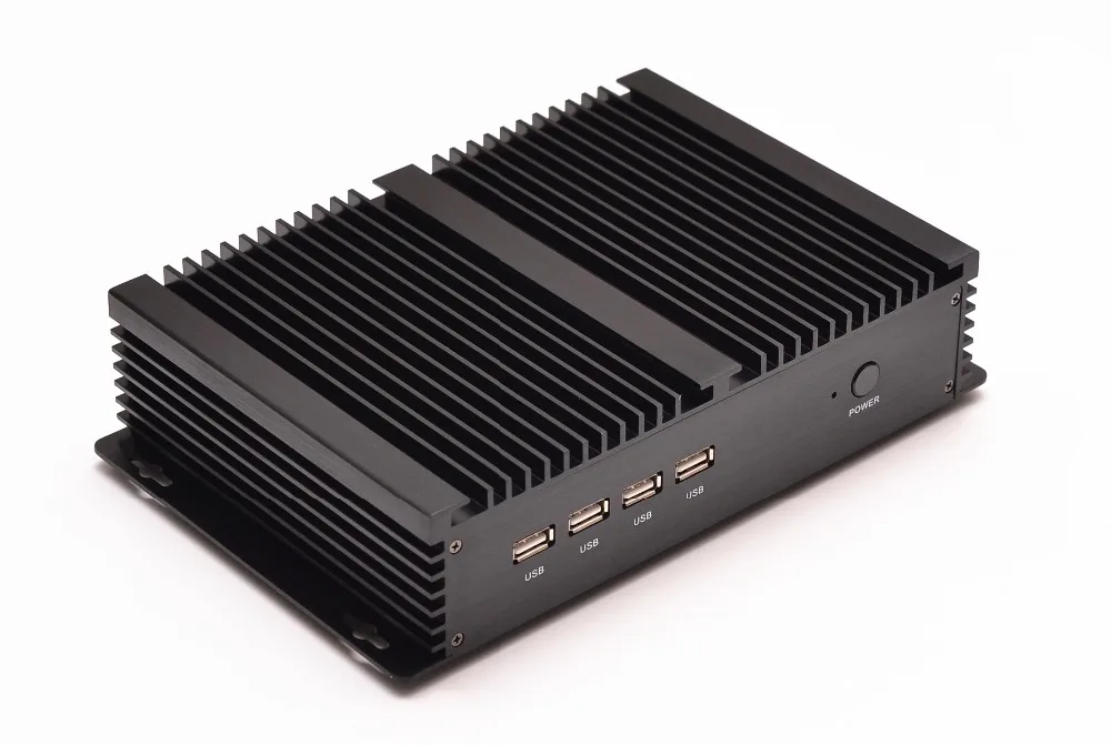 32 Гб SSD мини-ПК 2 ОЗУ QOTOM I37C4 поддержка 720P 1080P Blue-Ray HD видео подходит для домашнего