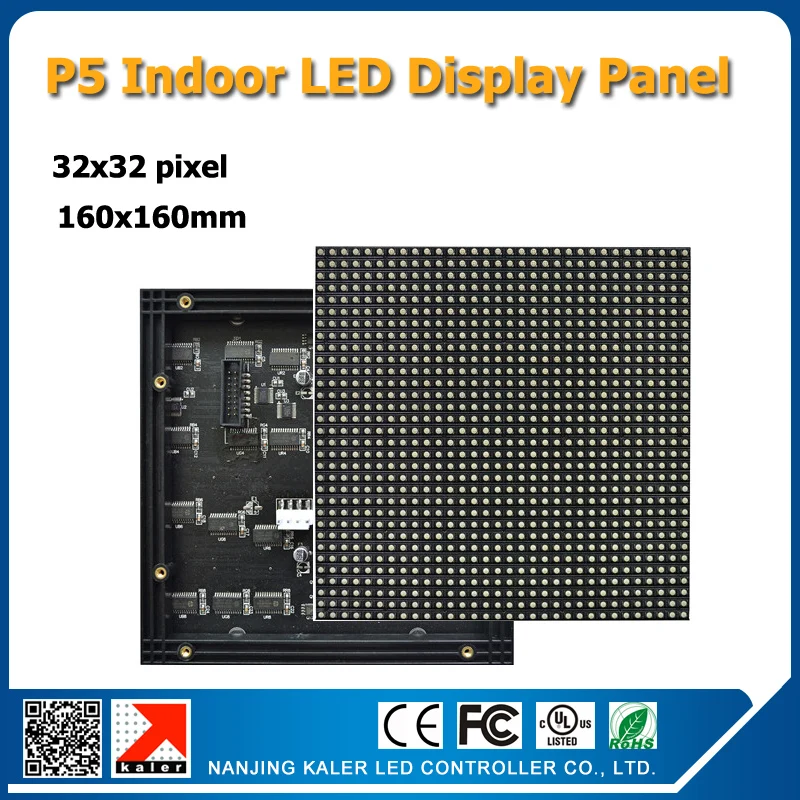 160x160 мм 32x32 пикселя 1/8 сканирование P5 rgb полноцветный панель светодиодного модуля 3528SMD внутренний полноцветный P5 внутренний светодиодный дис... от AliExpress WW