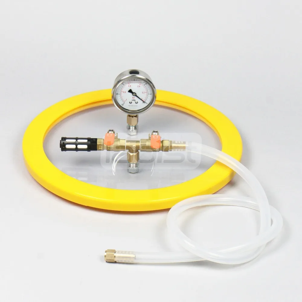 Комплект вакуумной камеры 5 галл (21 литр) с 3 CFM (1 4l/s) 110 в вакуумный насос 30 см *