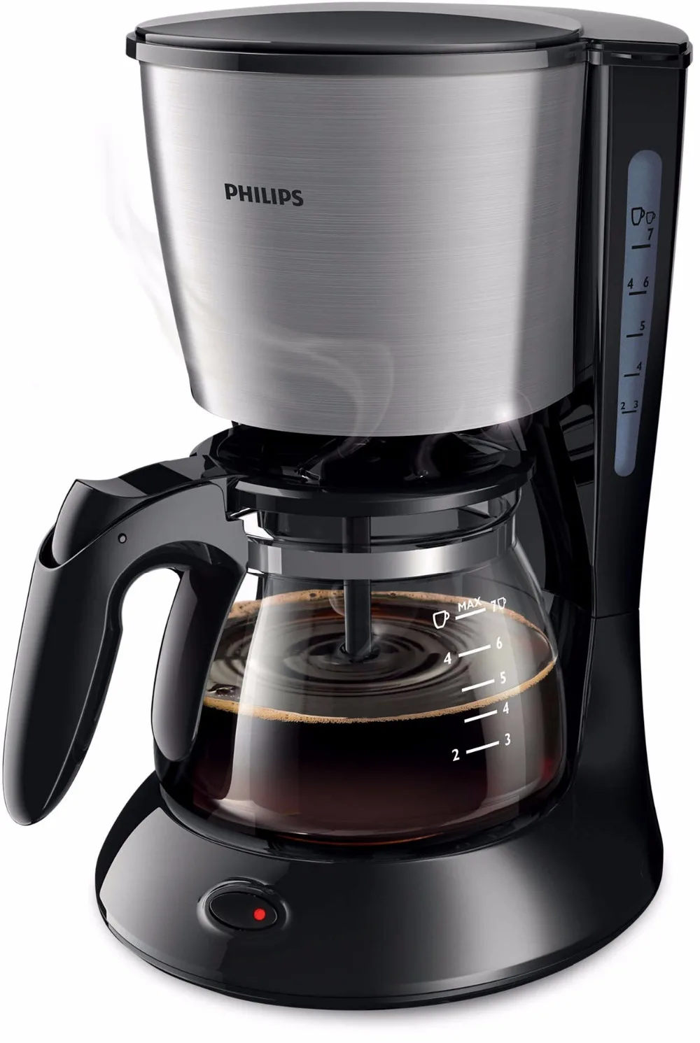 Philips Daily Collection Кофеварка • Со стеклянным корпусом Черный и металлик HD7434/20 |