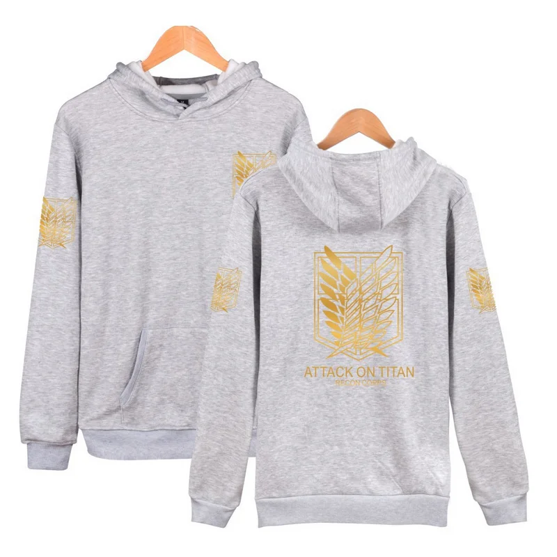 Coshome атака на Титанов Эрен Леви Микаса косплей костюмы аниме одежда толстовки