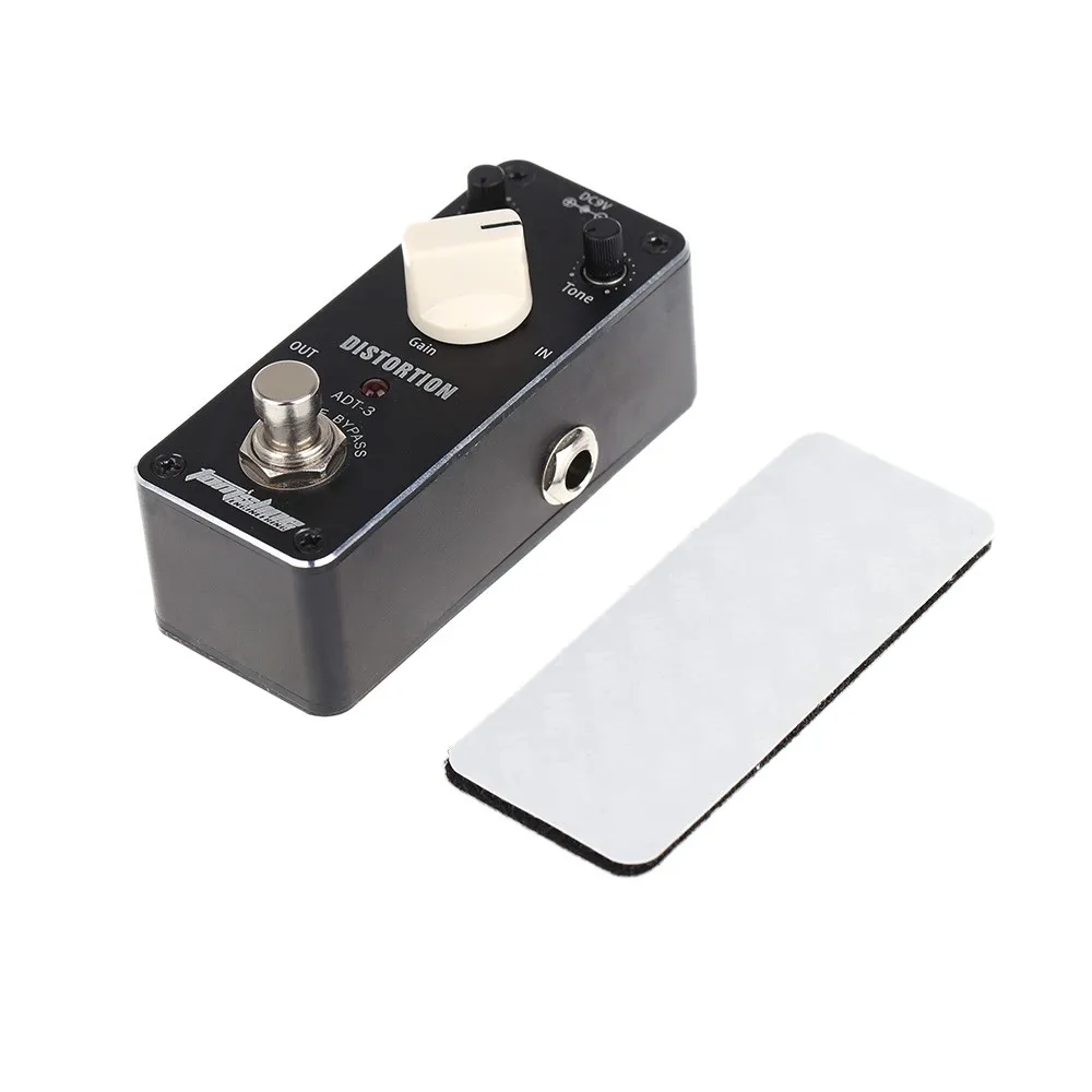 Aroma ADT 3 Mini Distortion педаль эффектов для электрогитары с крепежной лентой корпус из