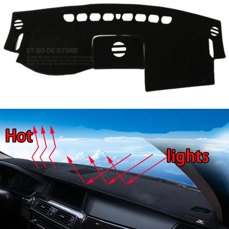 Приборная панель автомобиля Избегайте света pad Инструмент платформа покрытие