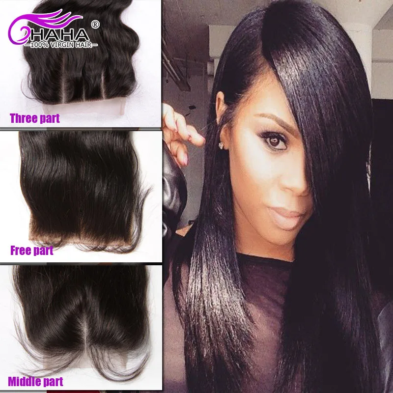 Бразильские Волосы Девственницы Закрытие Rosa Продукты Бразильского Виргинские