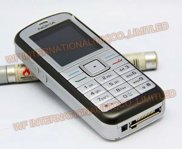Восстановленный Мобильный телефон Nokia 6070 разблокирован 2G GSM сотовый телефон камера русский язык