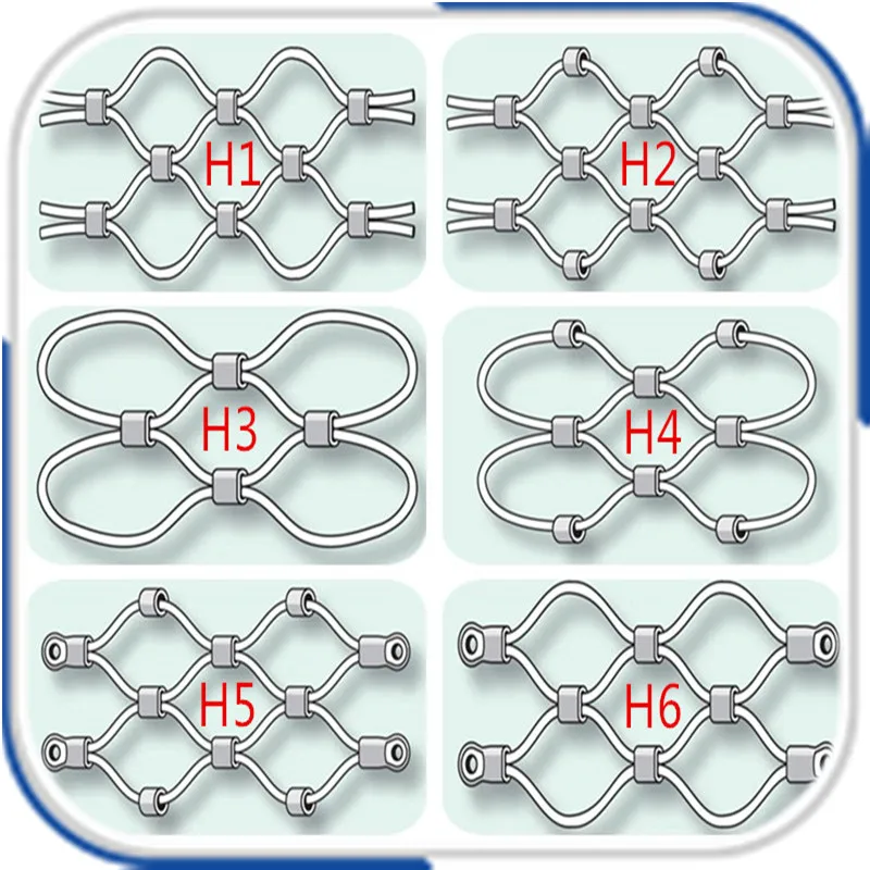Регулируемая Гибкая балюстрада из нержавеющей стали сетка проволоки|mesh rope|mesh