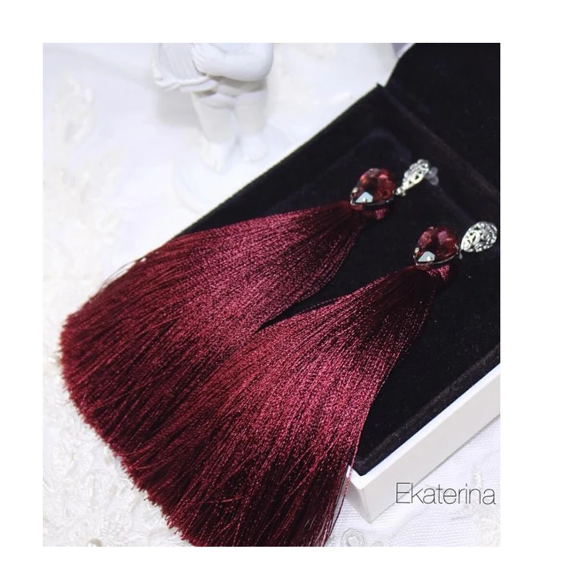 Медные серьги MJARTORIA 10 шт. полые гвоздики серебряного цвета в виде капли воды DIY