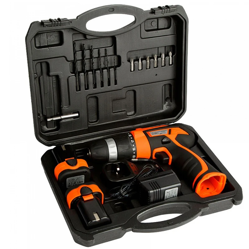 DL-DAH5-10 8 B/2 Дрель аккумуляторная-шуруповерт 21 позиция крутящего момента Функция