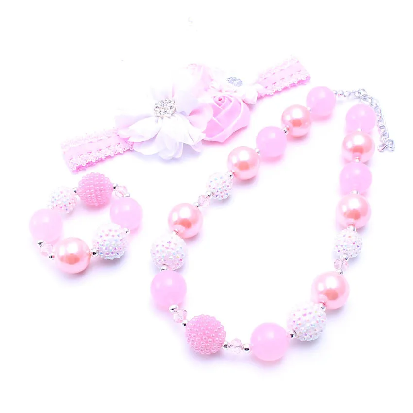 Ожерелье MHS.SUN для девочек с розовыми бусинами милое ожерелье из Жемчужной