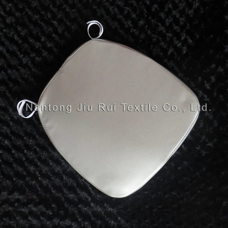 5 шт. Бесплатная доставка Chiavari Кожаная подушка для стула белого/золотого/слоновой