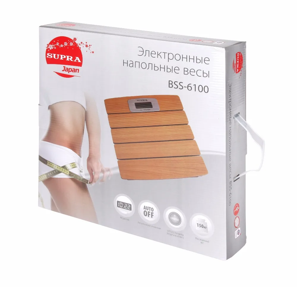 Весы напольные электронные SUPRA BSS-6100 | Дом и сад