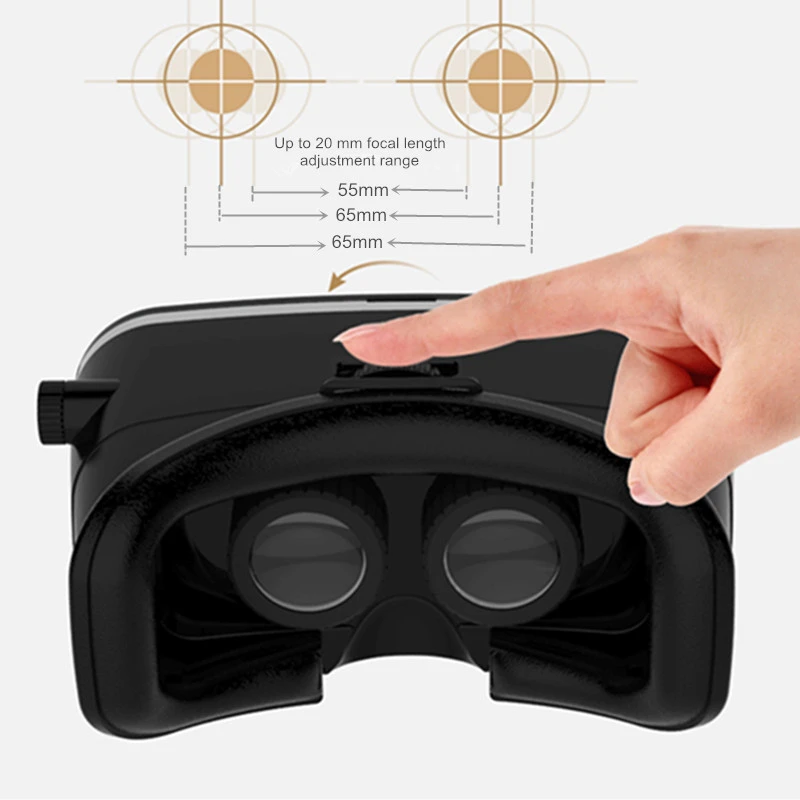 2016new Google Cardboard VR BOX Pro Version Virtual Reality 3D Glasses +Smart Bluetooth Wireless Mouse/Remote Control Gamepad |