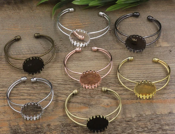 5 шт. 25 мм кабошон с браслетом аксессуары для ювелирных изделий сделай сам|bracelet