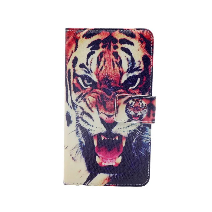 New Item For Elephone p5000 Phone Case Universal 4.5&quot Cover Flip Folio Stand PU Leather Printed With Card Holder K1 |